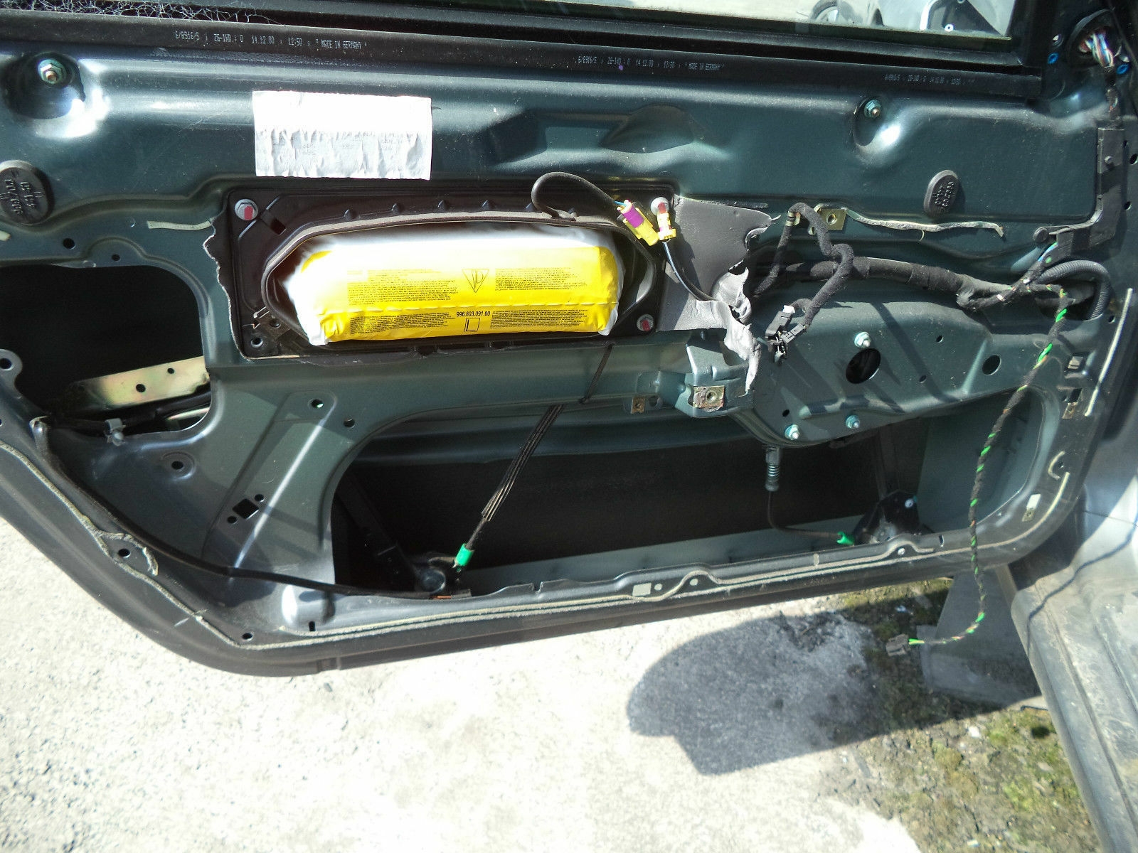 PORSCHE BOXSTER 986 NS PASSENGER SIDE WINDOW MECH MECHANISM AND MOTOR ...