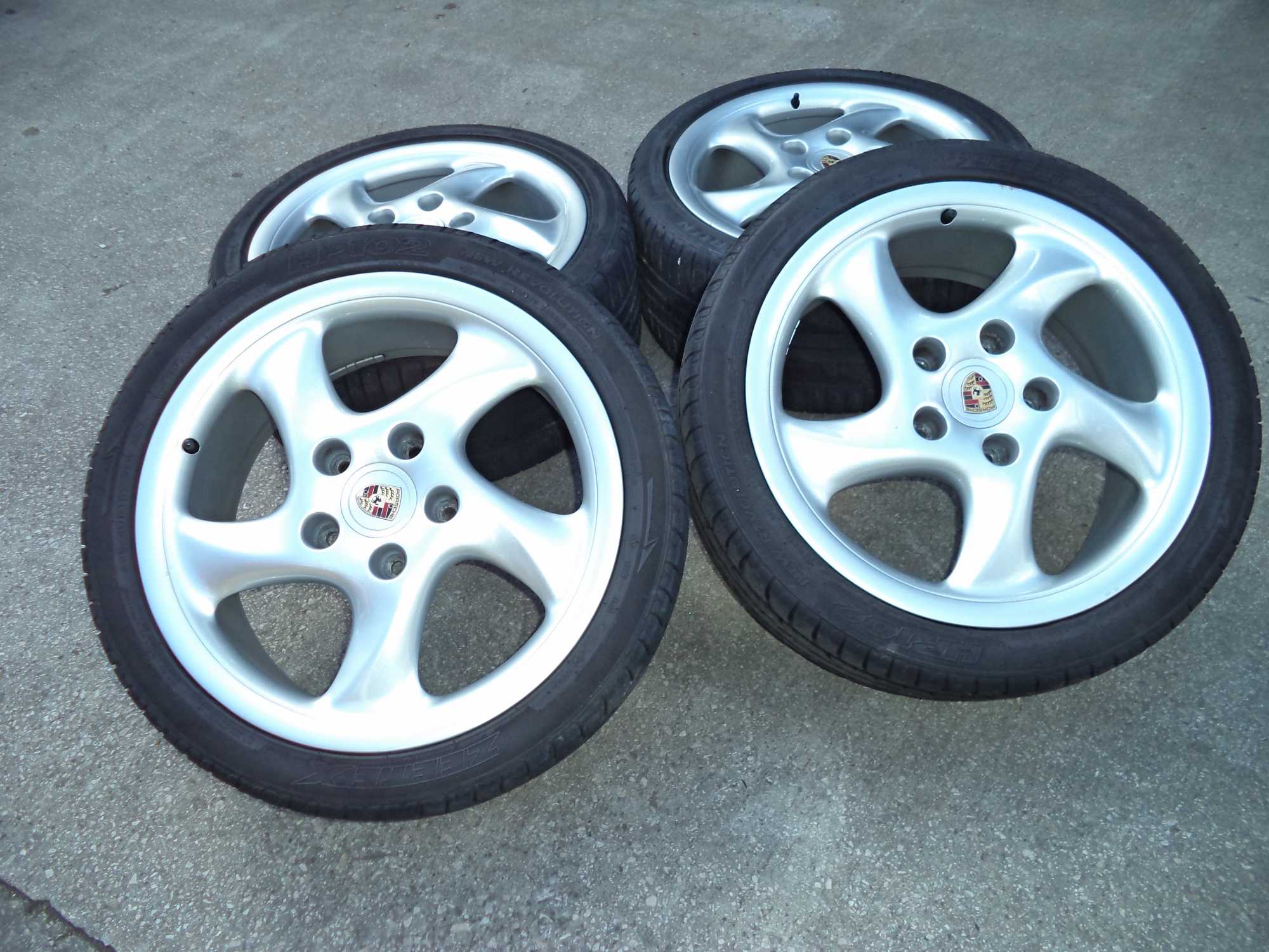 PORSCHE BOXSTER 986 ALLOY WHEELS - BOXSTER TWIST ALLOYS LN51OLJ ...