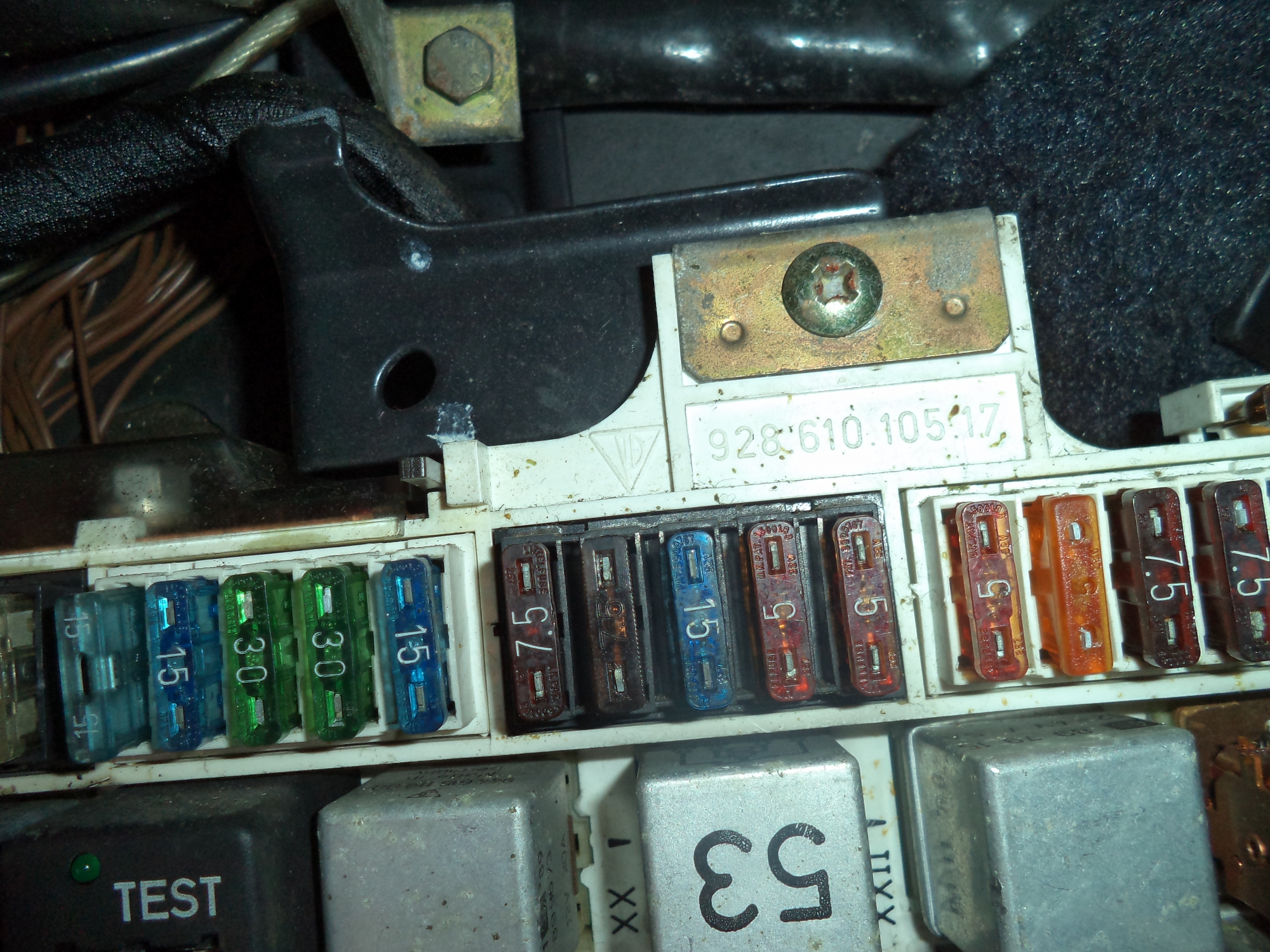 Porsche 928 Fuse Box