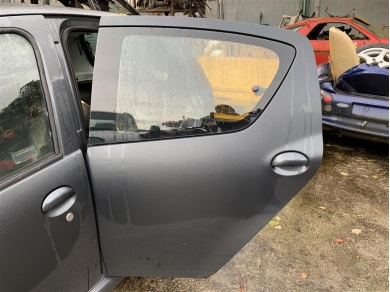 Toyota Aygo Back Door Toyota Aygo Rear Door Left 2006 Year Metallic Grey Aygo