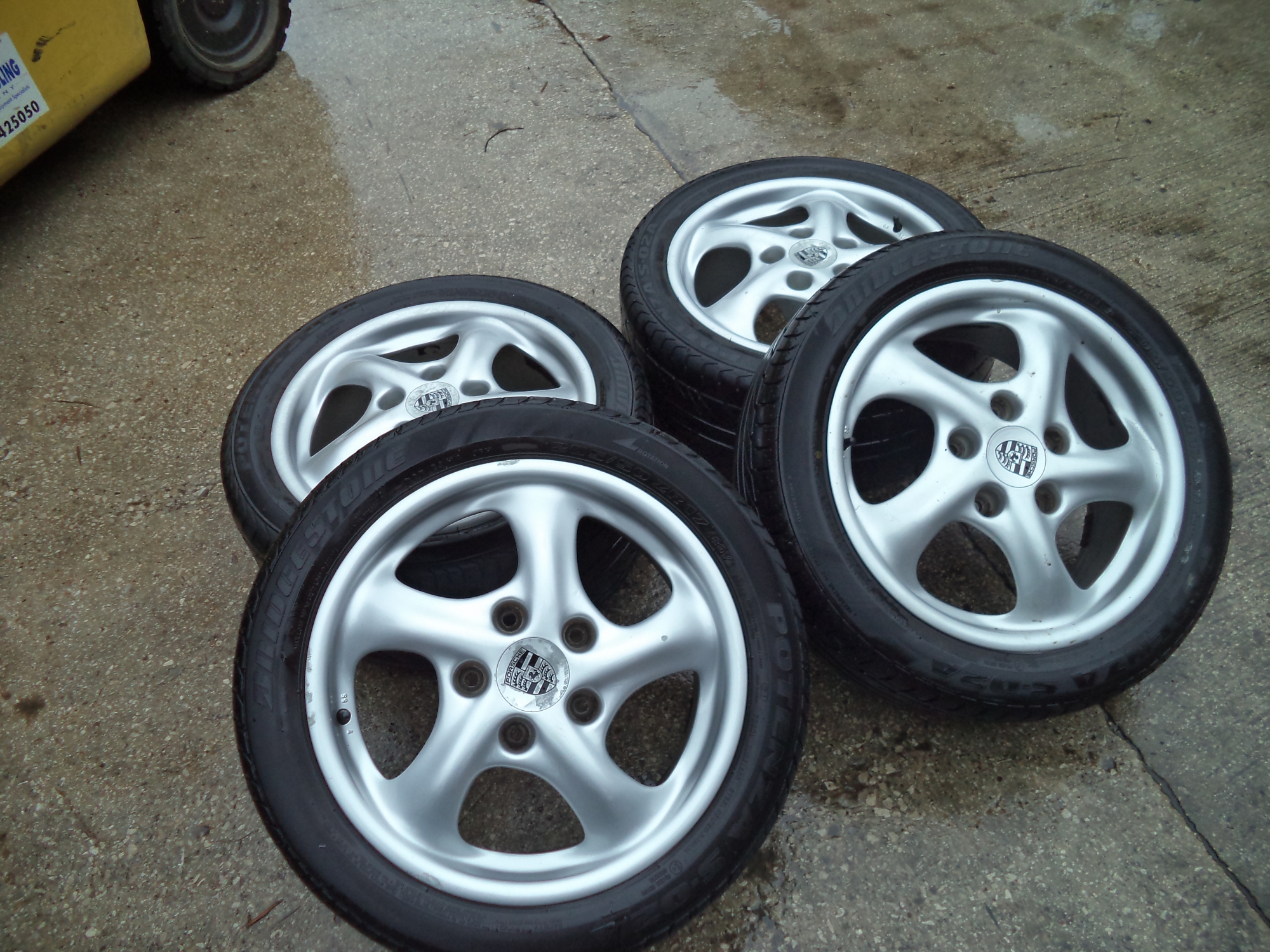 PORSCHE BOXSTER 986 17 ALLOY WHEELS BOXSTER WHEELS W396CVX