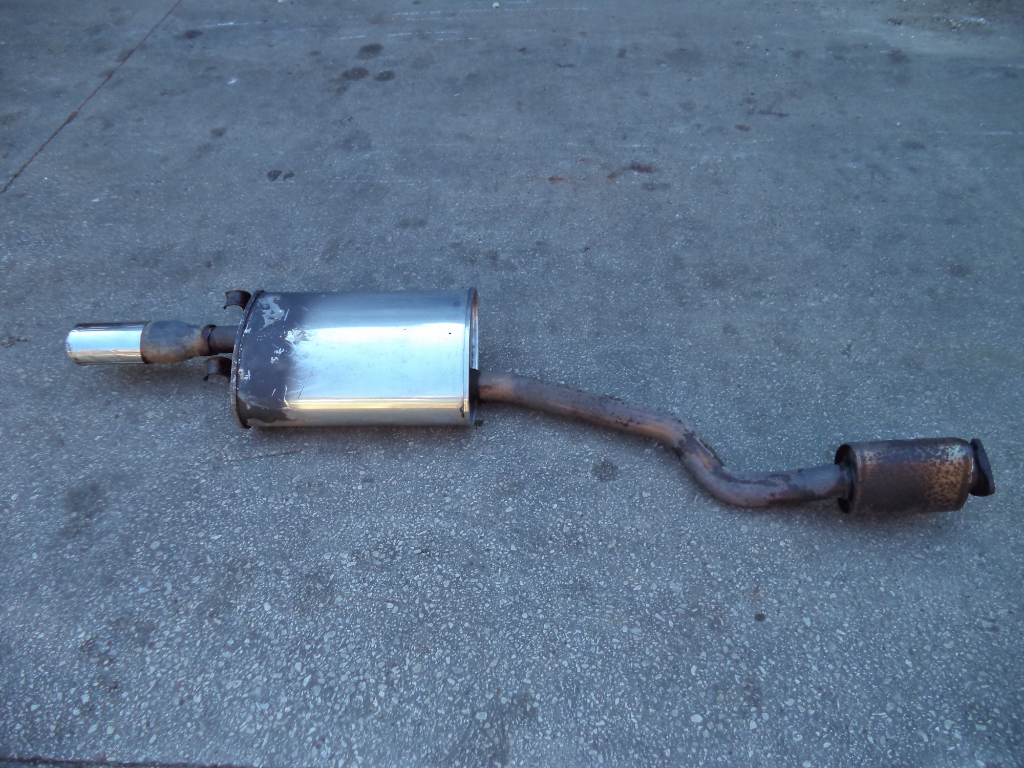 PORSCHE 944 EXHAUST PORSCHE 944 2.7 EXHAUST BOX F285EMW 94411118303.