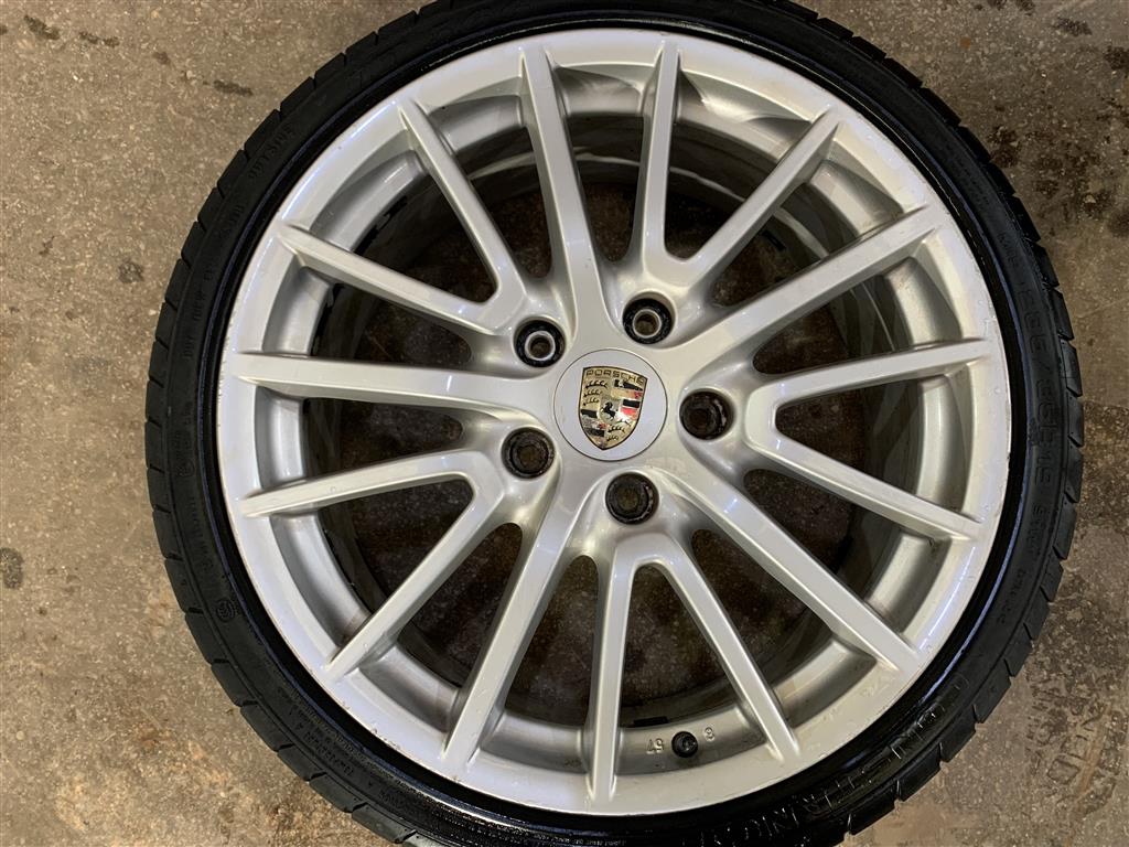 Genuine OEM Porsche Boxster Cayman 987 19 Alloy Wheels S Sport Design ...