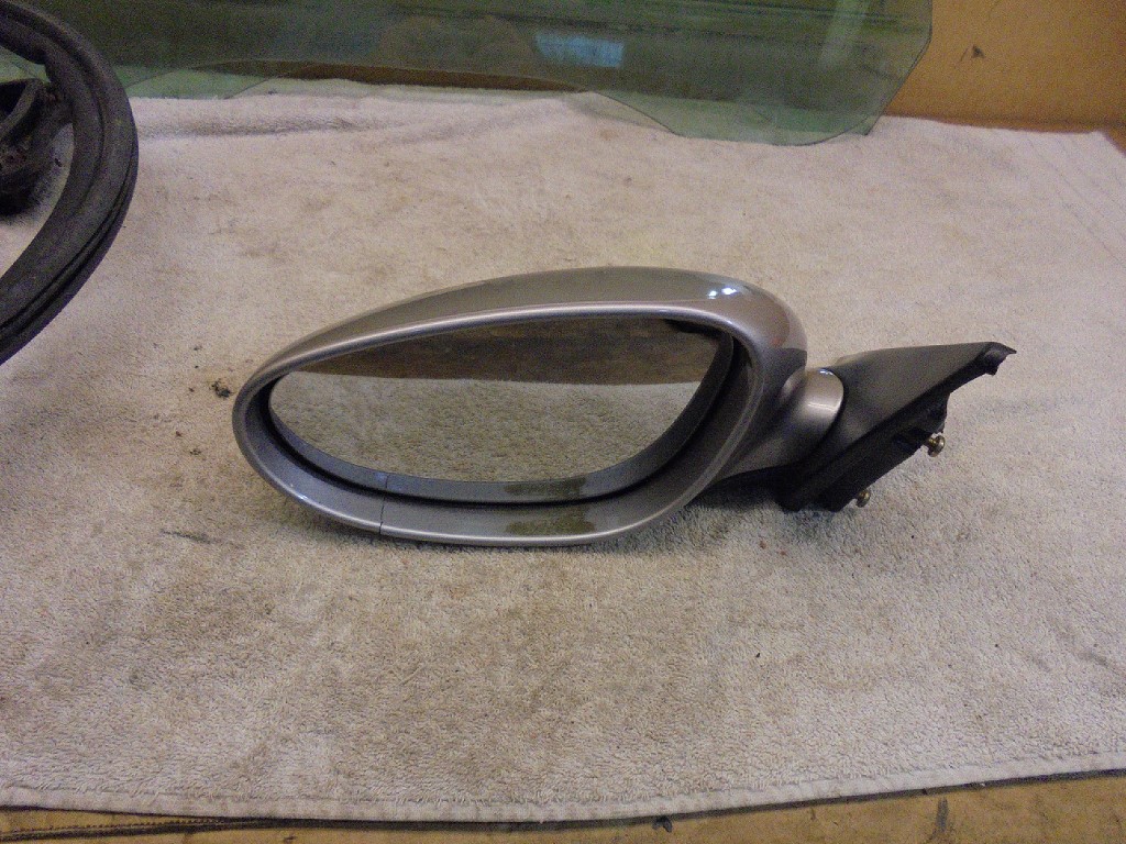 Porsche 986 Boxster Left Side Mirror in Meridian Silver Metallic 5 Pin ...