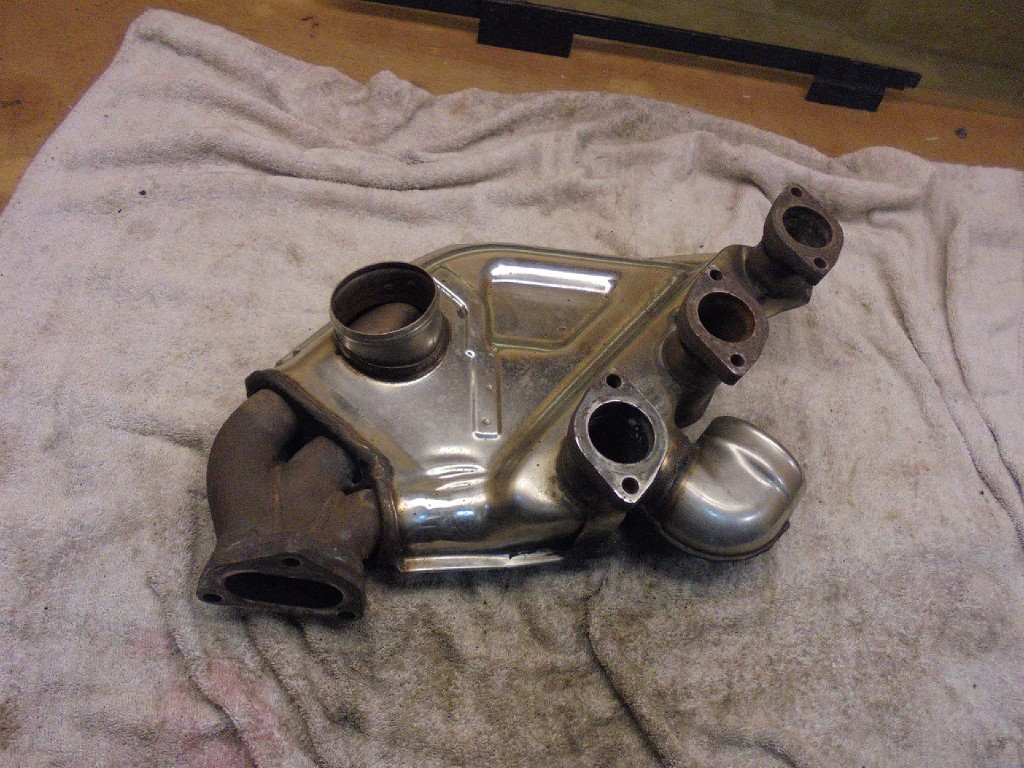 Porsche 993 C2 Left Side Exhaust Manifold / Heat Exchanger 99321103907 ...