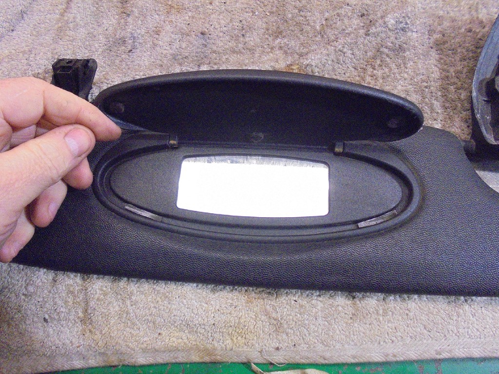 Porsche 986 Boxster Right Side Sun Visor 98656160800 986 Boxster O/S ...