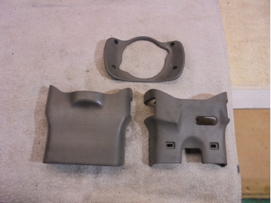 Porsche 986 / 996 Steering Column Shroud Cover Set in Grey 986/996 Stg Yard SF113