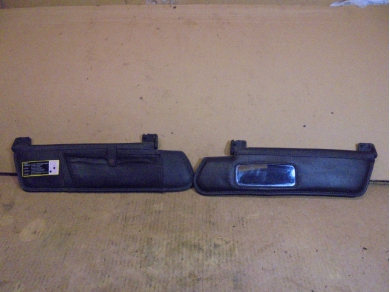 Ferrari LHD 355 Berlinetta Pair Sun Visors in Black Leather FOR PARTS Yard SF115